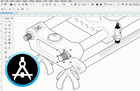 Corel DESIGNER ile hassas teknik illüstrasyon